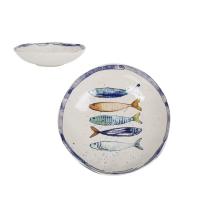 STARLEY-Vajilla 12 piezas Peixe Iberica Brillo ,Plato de Postre 20cm,Plato Hondo 21cm,Plato Llano 26cm - details 0