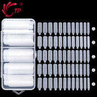 TP 60pcs Almohadillas De Silicona Reutilizables Para Manicura Francesa En Gel De Uñas Polímeras Sistema Duet Dual Form - details 0