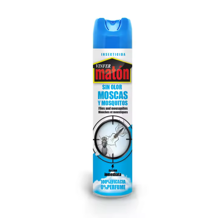 VINFERMATÓN - Insecticida Matón Moscas y Mosquitos Sin Olor 600ml - 1