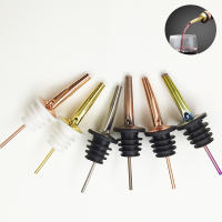 4Pcs Tapones De Vino De Acero Inoxidable Negro/Rosa Oro/Cobre Para Alcohol Accesorios De Barra Espigas De Carga - details 7