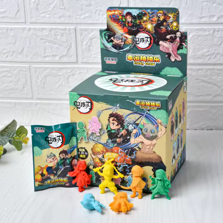 Estuche De 32 Piezas De Borradores Anime Pokemon Kawaii Pikachu Figura De Acción Modelo Muñeca Estudiante Suministros Escolares Sanrio Caja Sorpresa De Juguetes Para Estudiantes - 1