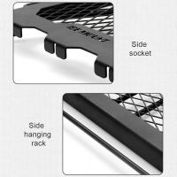 Mesa Plegable Multifuncional Para Exteriores Mesa De Red Plegable Para Camping Y Picnic BBQ Con Soporte De Almacenamiento De Hierro Color Negro Kaki Verde - details 19