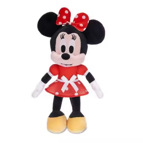 Disney -Mickey Mouse Peluche Minnie con vestido rojo 40cm - 1