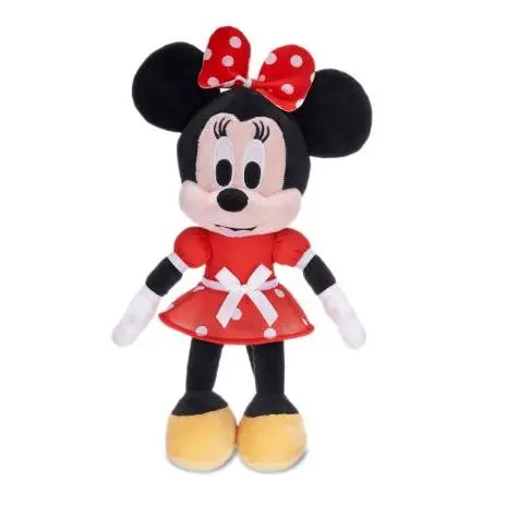Disney -Mickey Mouse Peluche Minnie con vestido rojo 40cm - 1