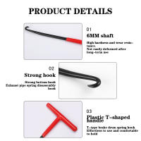 Herramienta De Reparación Para Eliminación De Resorte De Escape De Motocicleta Mango T-Forma Con Hook Instalador De Resorte De Tubo De Escape - details 5