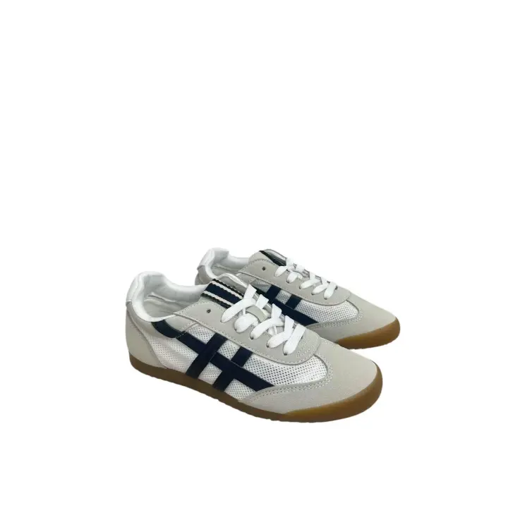 Calzado Estilo. Zapatillas deportivas con estampado animal, colores neutros, para mujer, flexible, con goma antideslizante - 1