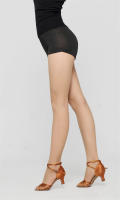 DOIAESKV Medias De Látex Profesionales Para Mujer Medias De Danza Latina Y Ballroom Medias Elásticas De Hilo Duro Stockings Pantimedias - details 6