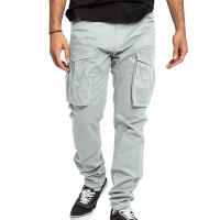 Pantalones De Cargo Para Hombre Talla Grande Color Sólido Con Bolsillos Multisectoriales Estilo Casual Primavera Verano - details 14