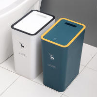 Bandeja De Papel Toalla De Cocina 10L Con Tapa Estilo Nórdico Para Sala De Estar Y Baño Ecológica Y De Presión Rectangular - details 3
