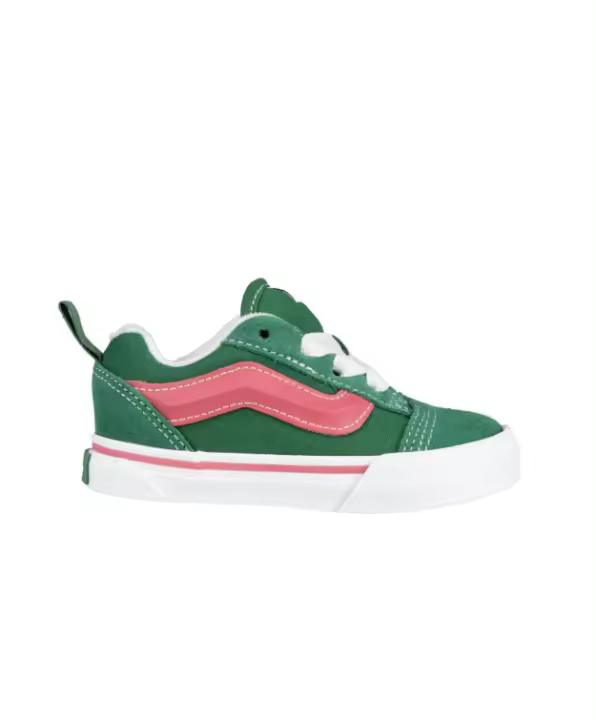 Zapatillas Vans Knu Skool Elastic Lace para niño en color verde - 1