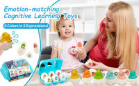 Juguete Educativo Montessori Para Niños Caja De Colores Y Formas Con Dinosaurios Juego De Aprendizaje Temprano Para Bebés - details 8
