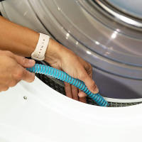 Kit De Limpieza De Ventilador De Secadora Con Adornelamiento De Aspiradora Flexible Y Guía De Hilo Para Eliminar Pelusa Y Pantalla De Linterna - details 10