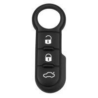 1-10Pcs Botón De Goma De 3 Botones Para Llave De Coche Silicone Flip Remote Funda Para Llave De Coche Fiat 500 Panda Abarth Punto - details 1