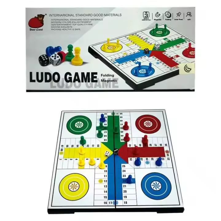 Juego Parchis 4 Jugadores Plegable 2454 INNOVATOYS - 1