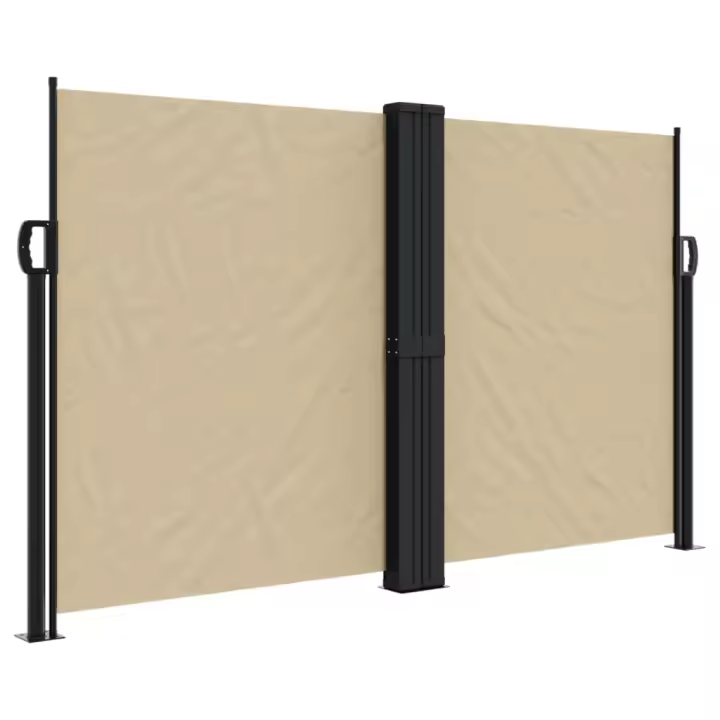 Toldo lateral retrácthil beige 140x600 cm - 1
