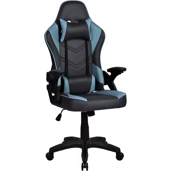 T-Lovendo Silla Gamer Profesional | Ergonómica | Tela Transpirable | Antimanchas | Reposabrazos Abatibles | Altura Regulable | Respaldo Reclinable - 1