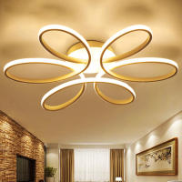 Lámpara De Techo LED Moderna Para Pasillo Sala De Estar Dormitorio Comedor Oficina Iluminación Interior Blanco Fuente De Aluminio - details 3