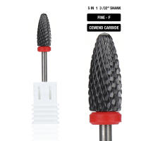 Nueva Rosca De Uñas Cerámica Rosa 5 En 1 Para Máquina Eléctrica De Perforación Tamaño 3/32" Retira Rápidamente Acrílico O Gel Duro - details 4