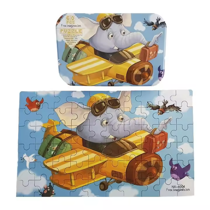 PUZLE DE CUENTOS: DUMBO - 60 pcs (CAJA METÁLICA) - 1