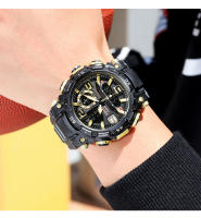 Reloj De Pulsera Deportivo SMAEL Para Hombres Dual Display Resistente Al Agua Cronógrafo Militar Con Pantalla LED Y Luz Retroiluminada - details 17
