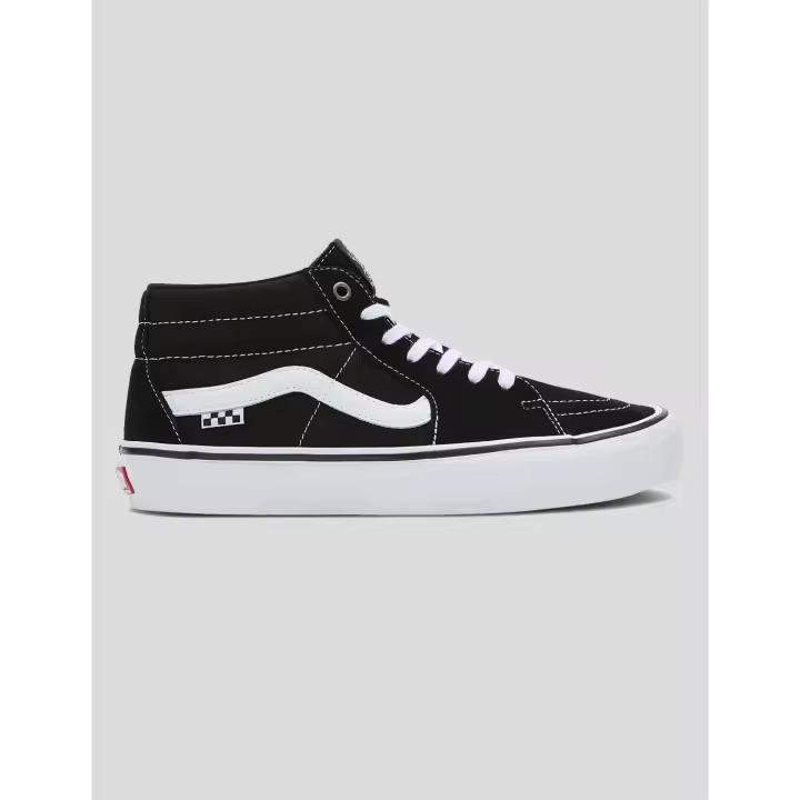 ZAPATILLAS VANS SKATE GROSSO MID NEGRO/BLANCO - 1
