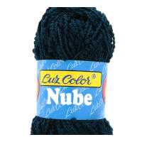 Lote 10 Ovillos Multicolor azul marino nube – Hilo Seda Suave con Nylon Premium  50g - 95m  Agujas 4-5 mm  LANAS LUZ COLOR - details 1