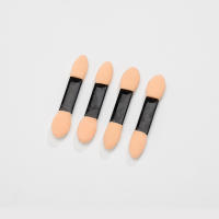 100Pcs Cepillo De Uñas Con Esponja Doble Cara Aplicador De Polvo De Uñas Espejo Pigmento De Cromo Fácil Cepillo De Maquillaje Herramientas De Latex - details 6
