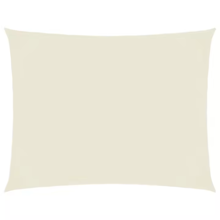 Toldo de Vela Lona Oxford rectangular color crema 2,5x3,5 m - 1