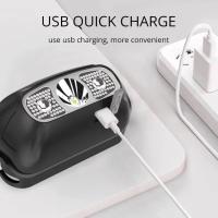 Linterna Frontal LED Recargable Mini Potente Con Sensor USB Impermeable Lámpara De Cabeza Para Trabajo Luz Torcha - details 5