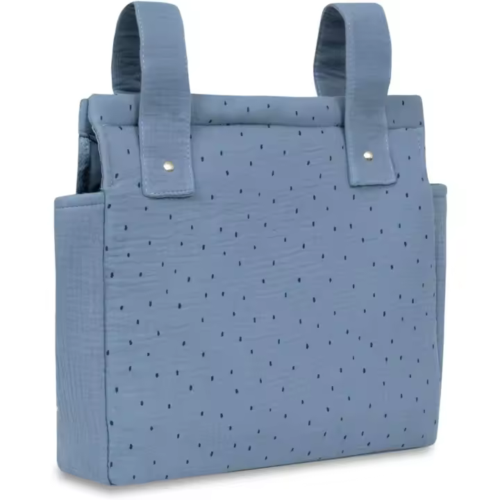 Interbaby Bolso Carro Bebe Talega Maternal lactancia  Modelo Panal Color Petroleo danielstore - 1