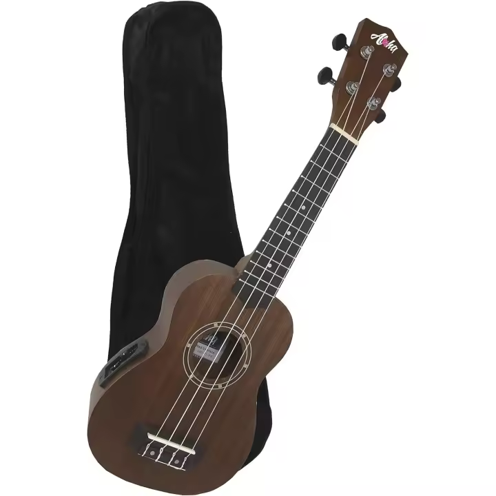 ukelele soprano electrificado JM Forest ALoha UK500SEQ con funda, calidad precio. - 1
