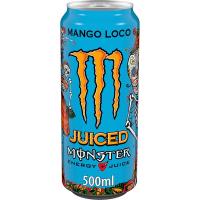 MONSTER MANGO LOCO JUICED 500ML - BEBIDA ENERGETICA - LATA PACK 24 o 8 UNIDADES (MONSTER NACIONAL) - details 0