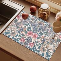 Mantel De Cocina Absorbente William Morris Antideslizante Y Hidratante Para Tazas Y Platos Tamaño Variado Material Poliéster Y Algodón - details 4