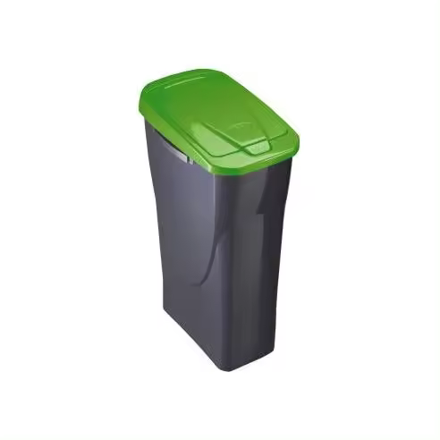 MONDEX Papelera Ecobin 15L con Tapa Verde, Polipropileno 31x20x42cm - MONDEX - 77316 Cubo de basura con tapa Accesorios y Recambios Productos Limpieza Papeleras Limpieza - 1