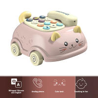 Juguete Educativo Para Bebés Teléfono Infantil Con Luz Y Música Montessori Para Niñas Y Niños Edad 3-6 Años Plástico No Eléctrico - details 2