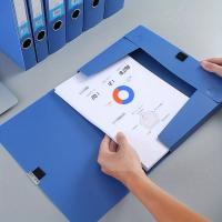 Organizador De Escritorio Todoterreno 1 Pieza Planificador De Estudios En Hogar Organizador Y Sistema De Carpetas Para Archivar Trabajo Escolar Importante Color Azul A4 Material Plástico - details 7