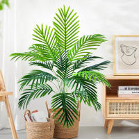 Gran Árbol De Palma Artificial 68-120cm Planta Falsa Verde De Plástico Para Decoración De Jardín Y Hogar Ramas De Palma Tropicales - details 13