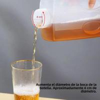 Botella De Jugos 2L a Prueba De Fugas Dispensador De Bebidas Con Escala Para Té Frío Agua Café Leche Uso Doméstico Y Picnic - details 1