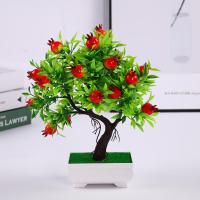 Planta Artificial De Bonsái De Frutas Con Naranja Manzana Limón Decoración Para El Hogar Y Sala De Estar Arbolado Falso De Tamaño Pequeño - details 25