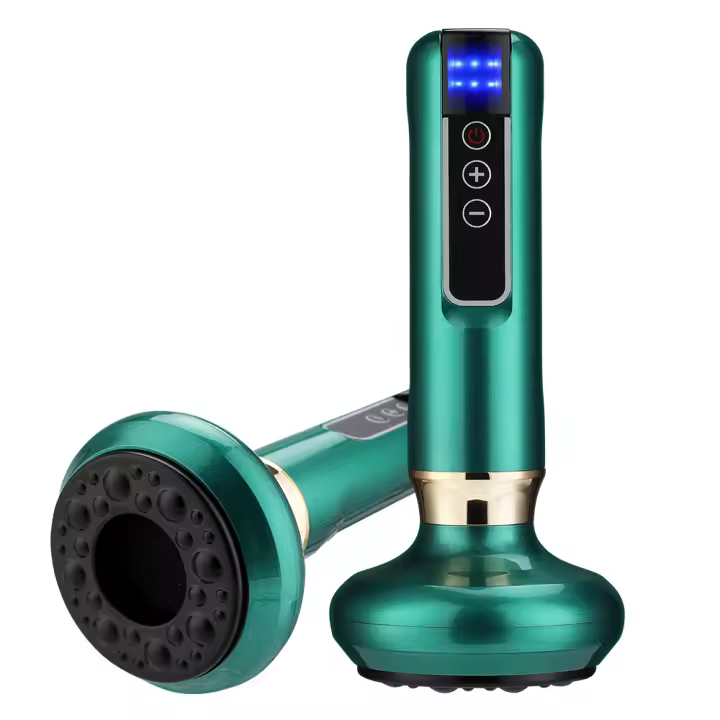 Masajeador de ventosas eléctrico de 6 niveles, masajeador adelgazante con Sucker de vacío, GuaSha, anticelulítico, Belleza, raspado, ventilación infrarroja - 1