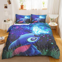 Juego De Sábanas Lilo Y Stitch 3pcs 100% Poliéster Sin Relleno Para Niños Y Niñas Diseño De Stitch Cama De Poliéster - details 34