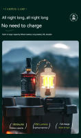 Lámpara De Camping Portátil COB Caliente Con Luz LED Fuerte Recargable Para Emergencias Y Pesca En Túneles Material ABS Fuente De Luz LED Con Lámpara De Tungsteno - details 7