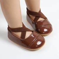 Zapatos Casuales Para Bebés Niñas Primavera Antideslizantes Suaves PU Cuero Planos Zapatos De Cuna Para Niñas Cierre SLIP-ON - details 6