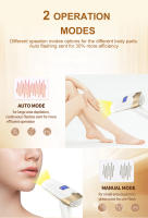 Epilador Laser De Recambio 2 En 1 Vancostar Peluca Trimmer IPL Permanente Y Sin Dolor Para Bikini Y Cuerpo Con Rejuvenecimiento - details 5