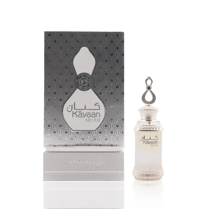 Khadlaj Kayaan Silver Cpo M Aceite de Perfume Concentrado 20 Ml para Hombre - 1