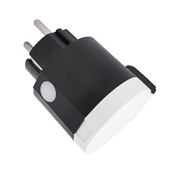 LED ATOMANT Enchufe Inteligente Exterior WiFi 16A, Disponible en Color Negro o Verde, Protección IP44, Control desde App Smart Life, Compatible con Alexa y Google Assistant, Ideal para Jardines, Terrazas, Zonas al Aire Libre y Automatización Exterior