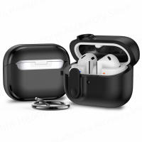 Funda Gruesa Gris Peluche Para Galaxy Buds 3 / Buds3 pro Con Llavero Antipérdida Y Anti Caída Material De Plástico Nueva 2024 - details 10