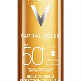 Vichy Capital Soleil Cell Protect Aceite Invisible Spray Spf50+ 200Ml - 1