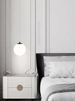 Modern Simple Lámpara Colgante LED Nordic Para Sala De Estar Dormitorio Restaurante Bar Decoración Hogar 220V Metal Blanco - details 3