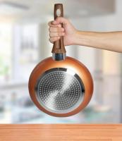Juego de 3 Sartenes y 2 Tapas de Cobre | Apto para Horno - details 5